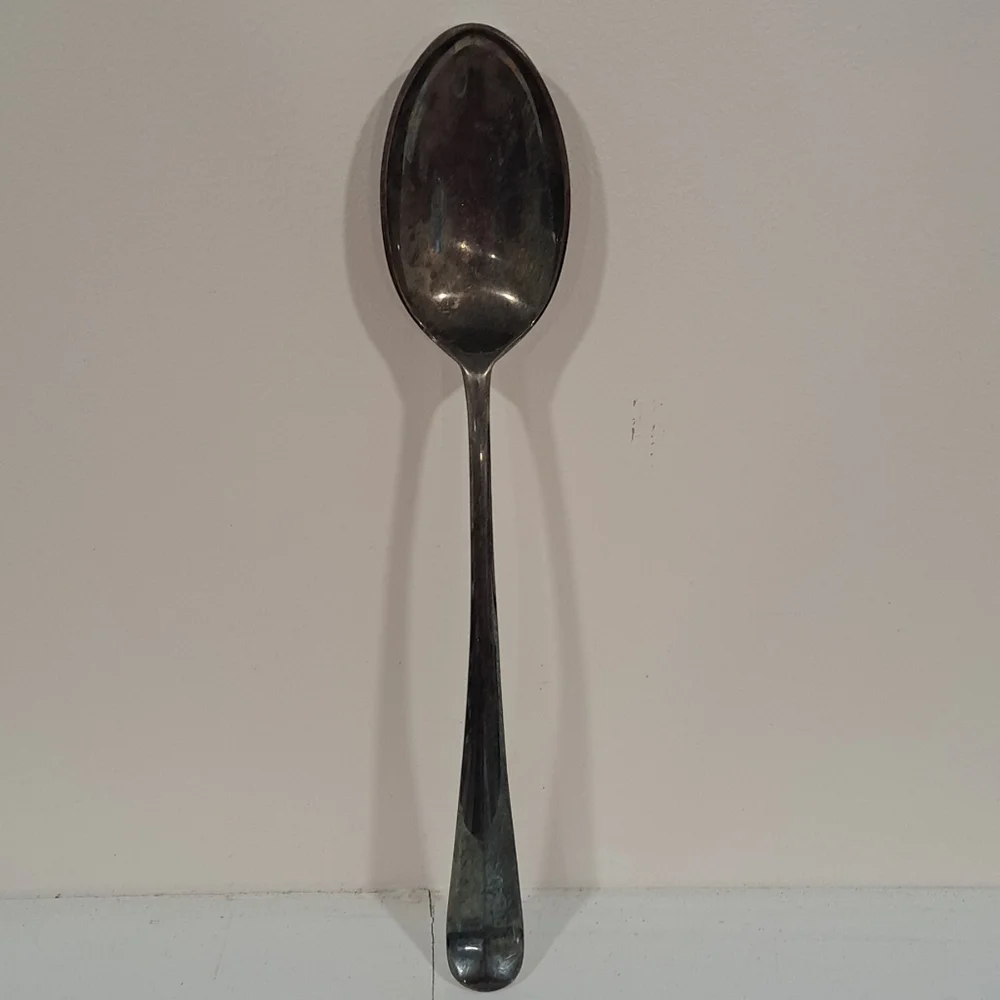 Vintage Gerity Silver Plated Victorian Grannycore Shabby Chic Serving Spoon.